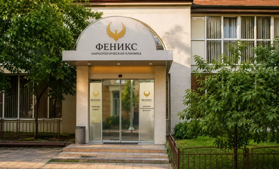 Вход в наркологическую клинику «Феникс» в Юрьевце